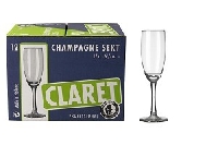 Champagneflute Claret 17cl. doos 12 stuks